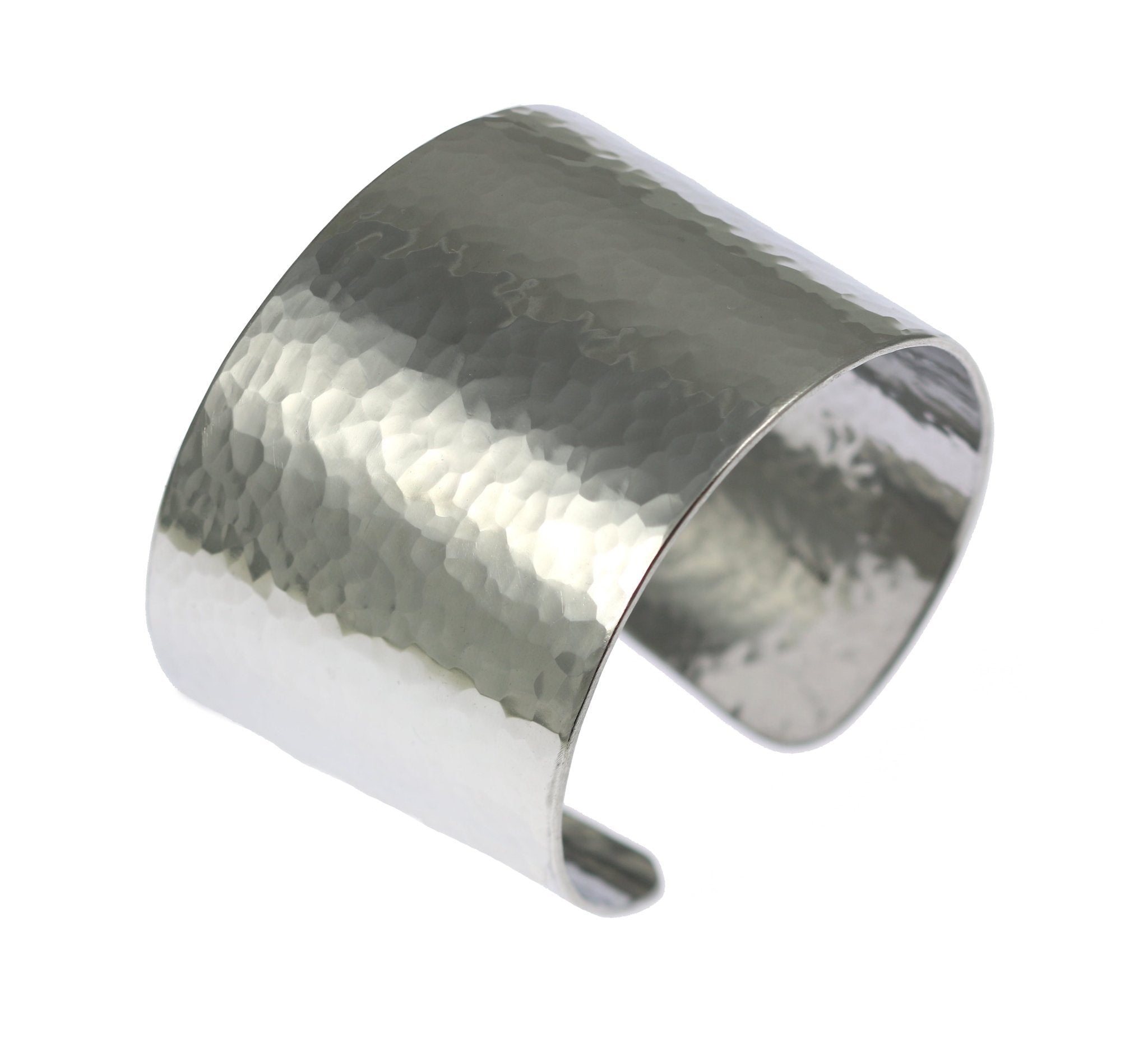Handmade Hammered Aluminum Cuff Bracelet for Women - Boho Chic Jewelry for Everyday Wear & Special Occasions