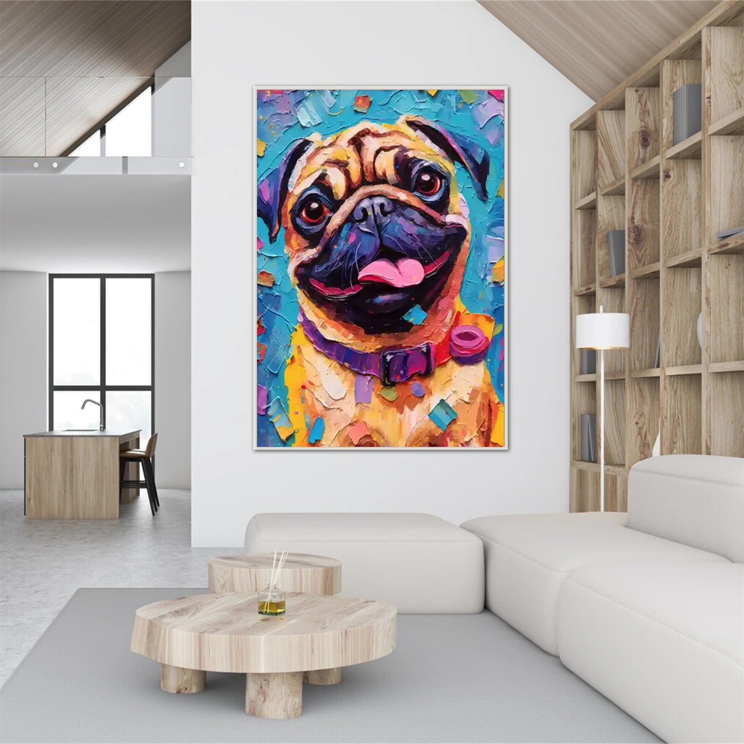 Animal Art Painting #AP151 - Handmade Wildlife Canvas Art for Home & Office Decor | Perfect for Living Room, Bedroom, or Gift