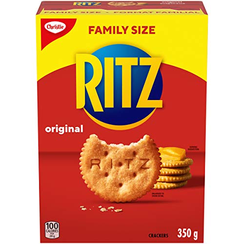 Original Ritz Crackers Snack Box - Family Size 350g/12.3oz (12 Pack) | Imported from Canada | Perfect for Parties, School Lunches & Office Snacks