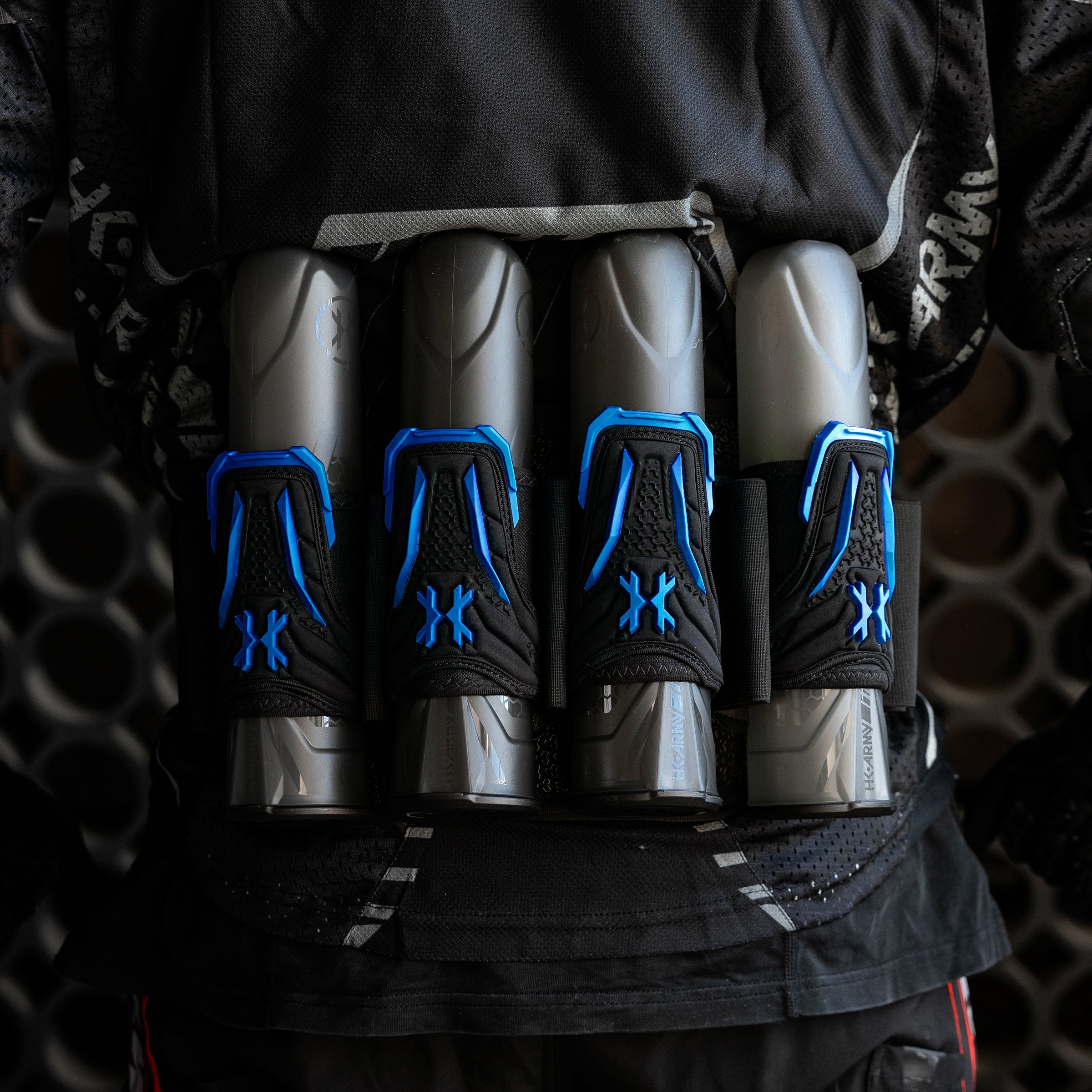 Zero G LITE Harness 4+3 Rock Climbing Gear - Lightweight & Adjustable Blue Climbing Harness for Indoor & Outdoor Climbing, Bouldering, and Rappelling