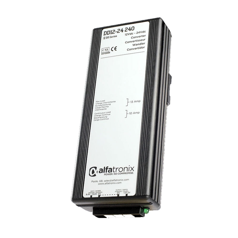 Alfatronix DD Series 12V to 24V DC Voltage Converter 240W (10A) - Power Supply for Automotive, Marine, Solar & Industrial Applications