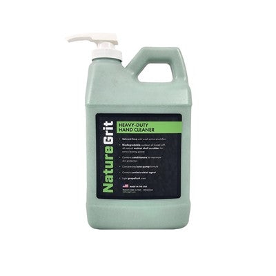 Premium Cleá Pump Top Heavy Duty Natural Grit Grapefruit Hand Soap - Half Gallon (4/Case) - Ideal for Commercial Kitchens, Hospitals & High-Traffic Restrooms