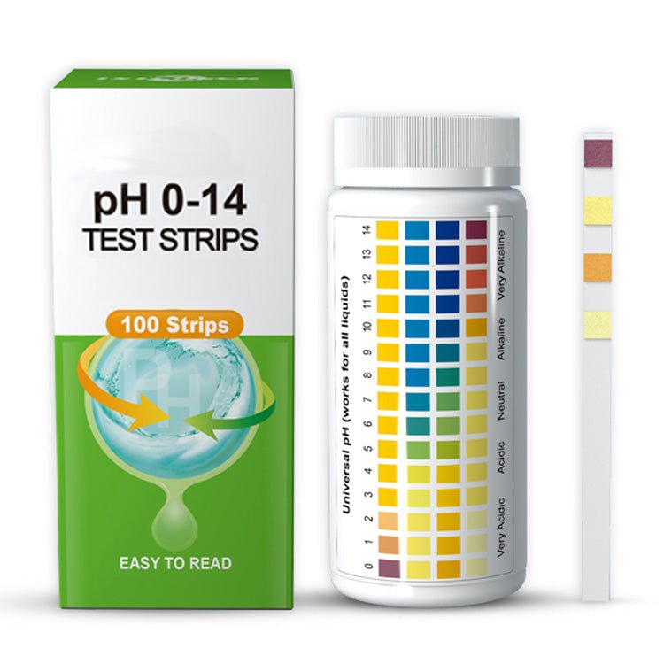 pH 0-14 Test Strips - High Precision Litmus Paper for Water, Soil & Aquarium Testing | Lab, Pool & Hydroponics Use