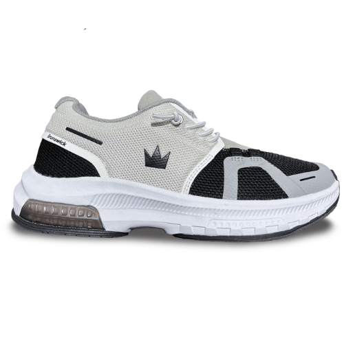 Brunswick Alpine Women's Bowling Shoes - Black & White - Lightweight & Comfortable for League Play & Casual Bowling