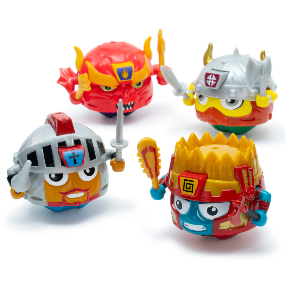 Battle Ballz: Epic Collectors Pack - 4 Warrior Action Figures for Kids | Perfect for Playtime, Collecting & Display | Great Gift for Boys & Girls