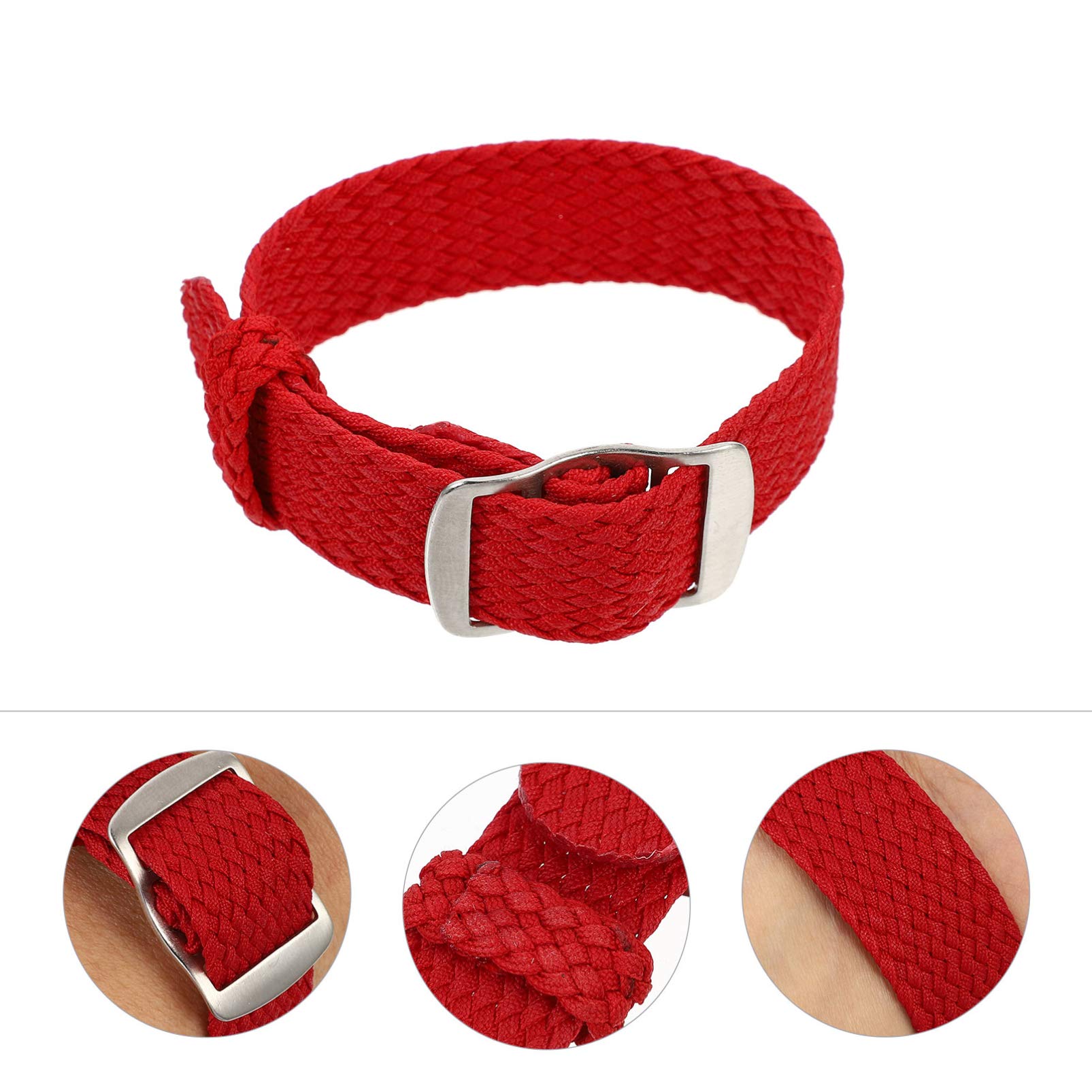 UKCOCO Comfortable Nylon Watch Band Strap - Adjustable Wristband Replacement for Apple Watch, Fitbit & More | Perfect for Sports, Workouts & Everyday Use