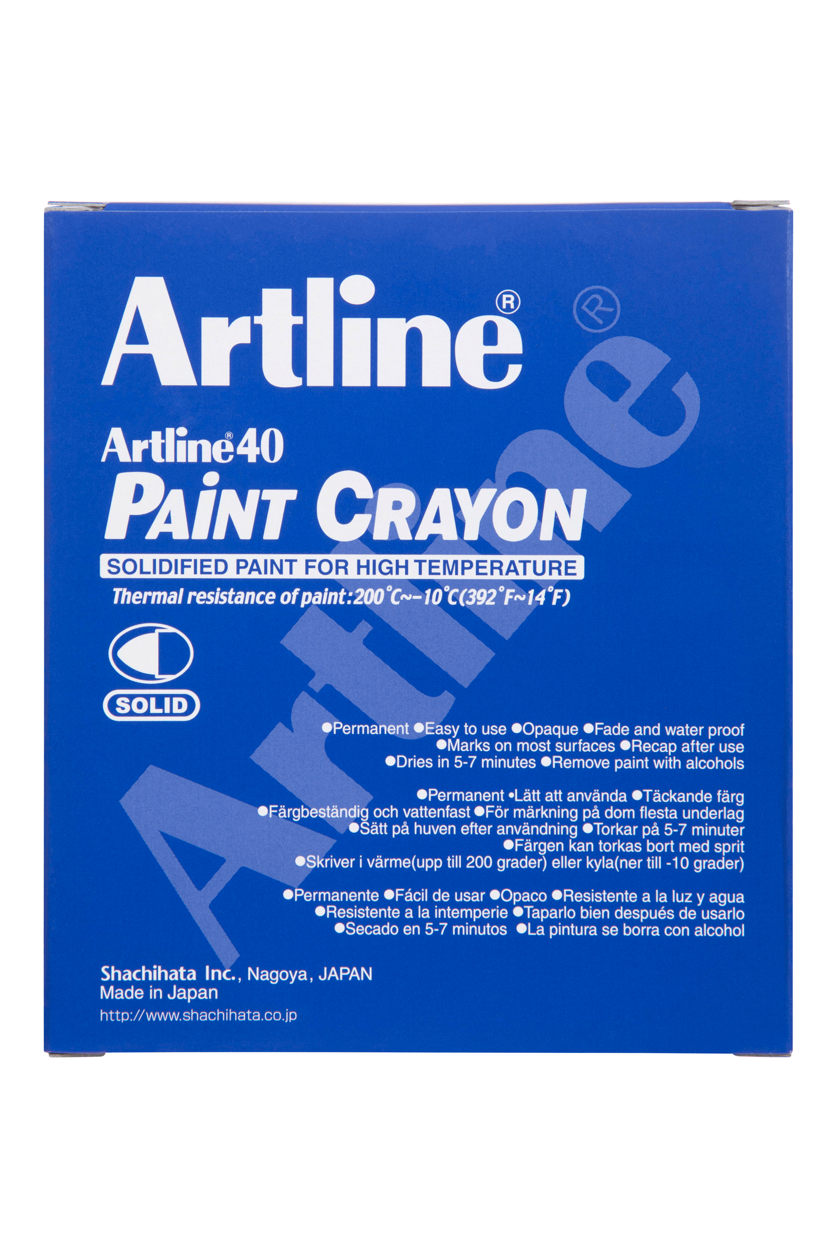 Artline 40 Permanent Paint Marker - Red (12-Pack) | Vibrant Waterproof Ink for DIY, Crafts, Signage & Industrial Labeling