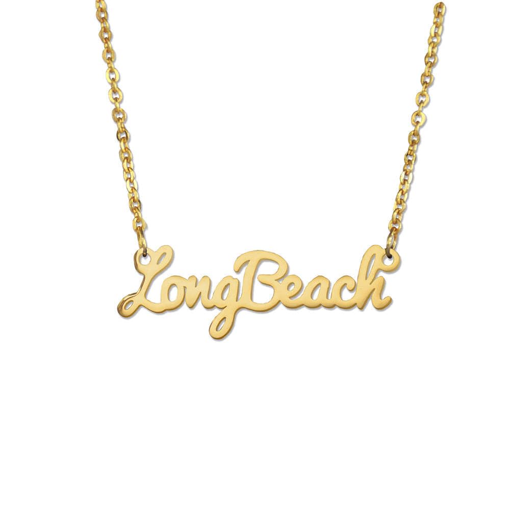 Fan Frenzy NCAA Long Beach Necklace - Stylish College Sports Jewelry for Women & Men - Perfect for Game Day, Graduation & Fan Gifts