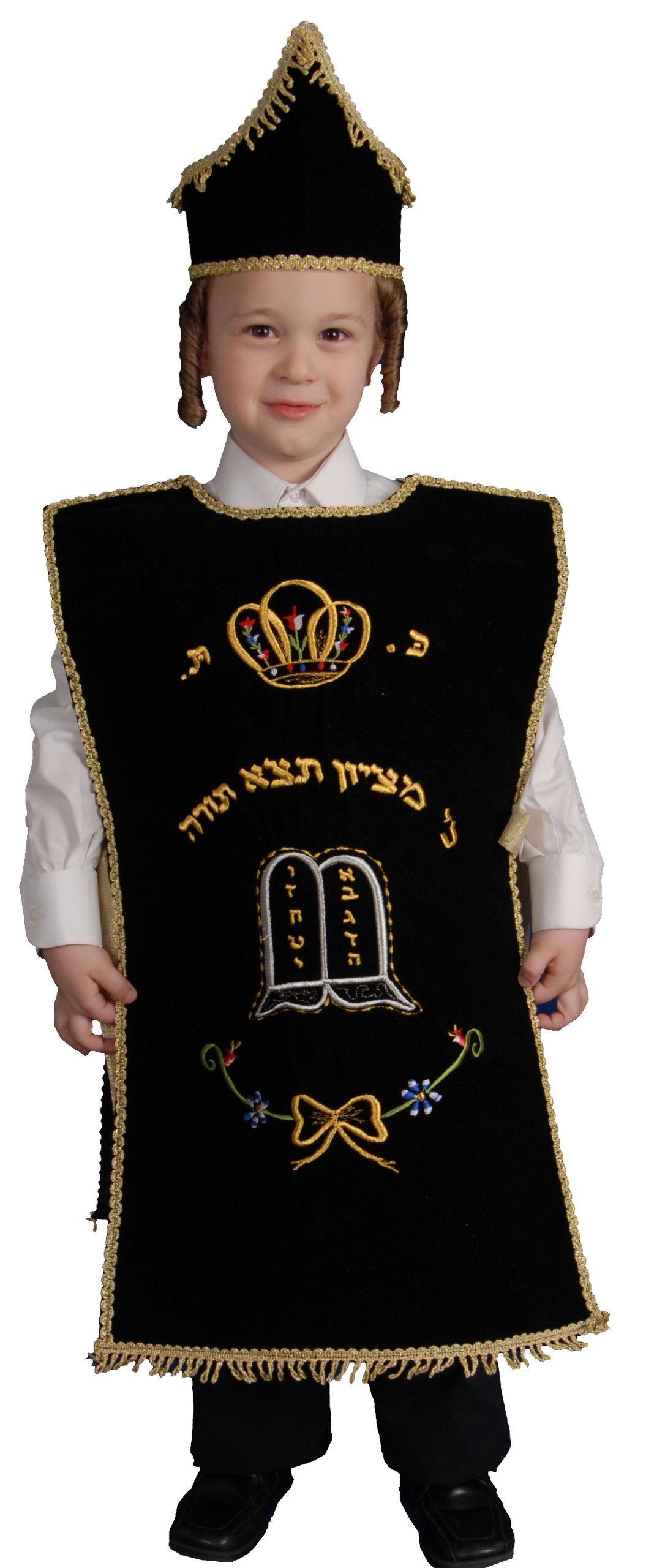Kids Seifer Torah Costume - Authentic Jewish Purim Dress Up for Boys & Girls | Perfect for Purim Celebrations, Religious Events & Holiday Parties