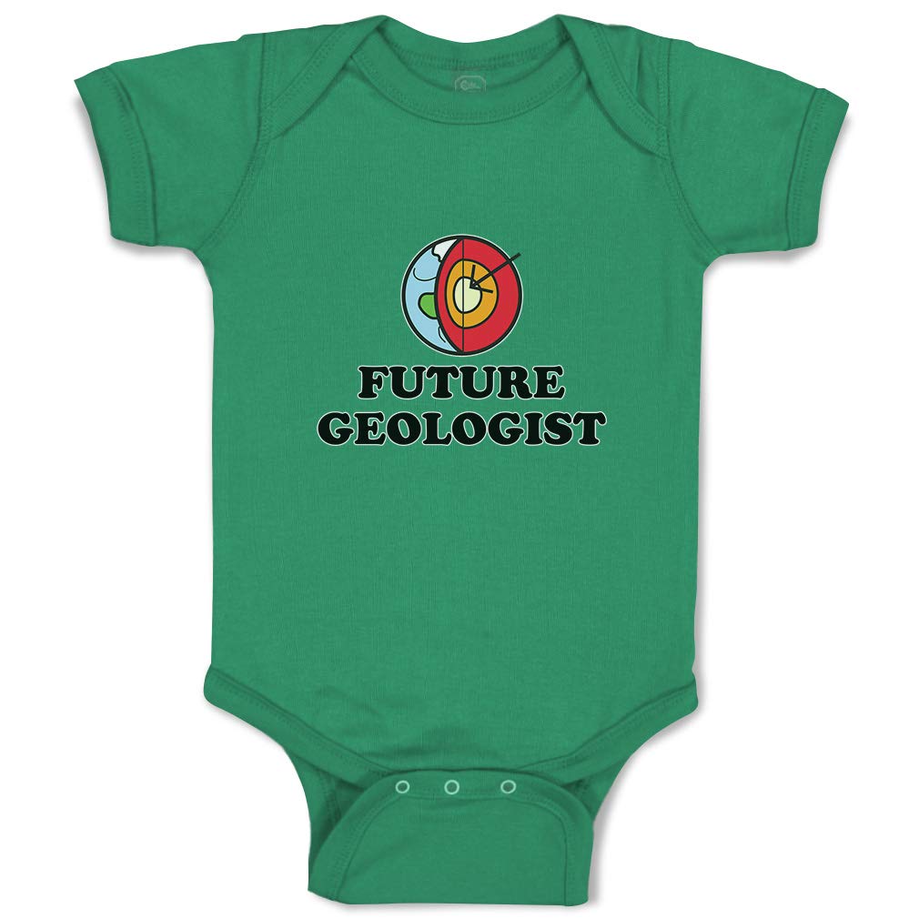 Custom Personalized Baby Bodysuit - Future Geologist Cotton Onesie for Boys & Girls - Perfect for Science-Themed Birthday Parties & Geology Enthusiasts