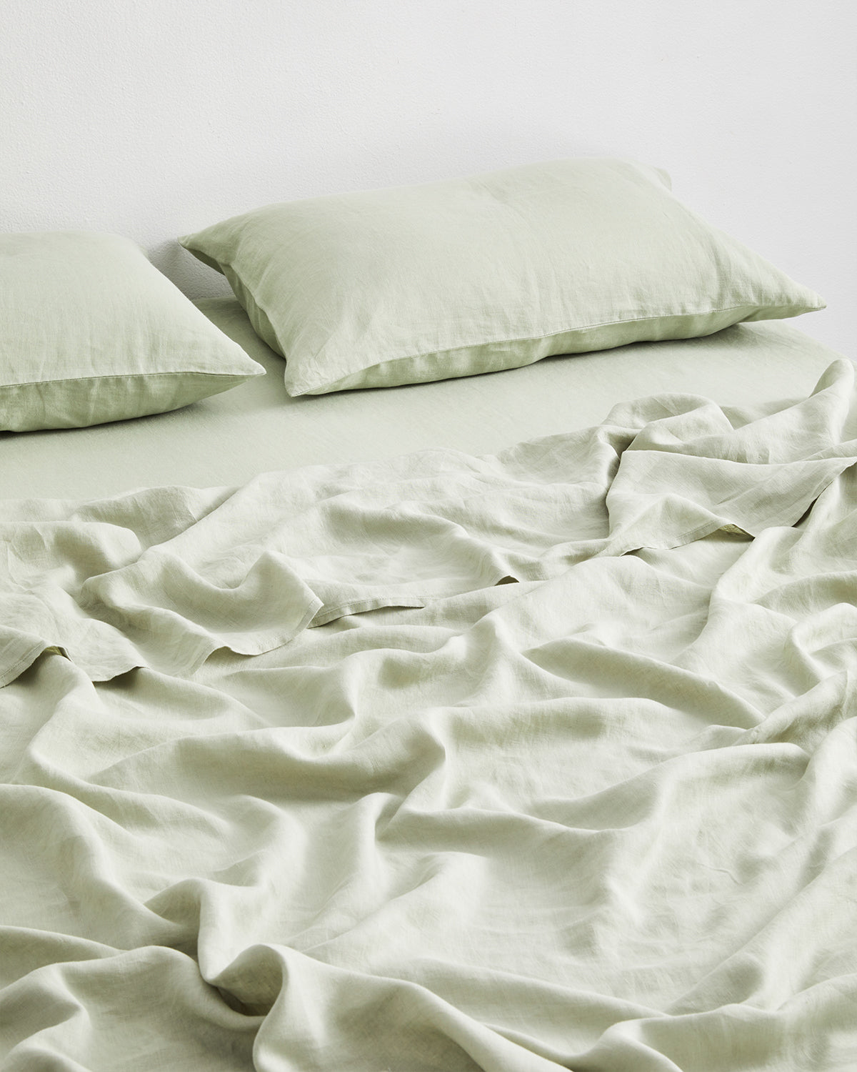 Premium 100% Flax Linen King Size Pillowcases (Set of 2) - Soft & Breathable Bedding for Hot Sleepers, Luxury Hotel Style Home Decor