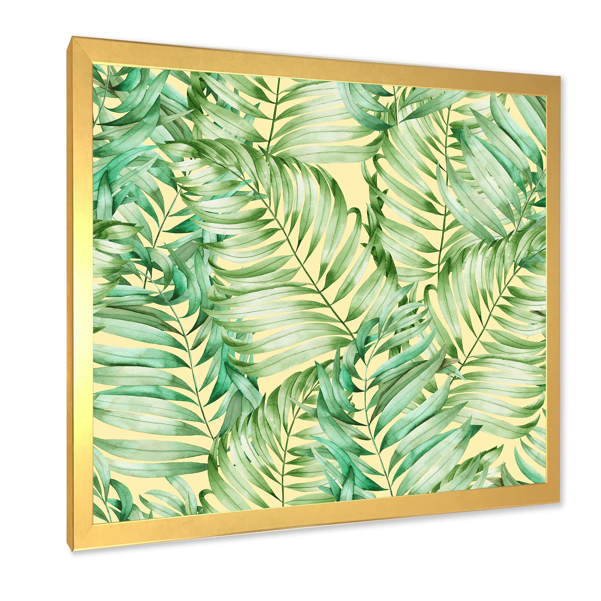 Tropical Monstera Leaf Framed Wall Art - Modern Botanical Decor for Living Room, Bedroom & Office - Perfect for Home & Office Decor