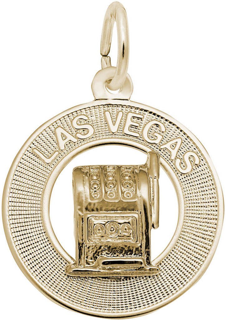 Rembrandt Las Vegas Slot Machine Ring Charm - Vintage Casino Style Jewelry for Women - Perfect for Gambling Enthusiasts & Vegas-Themed Parties