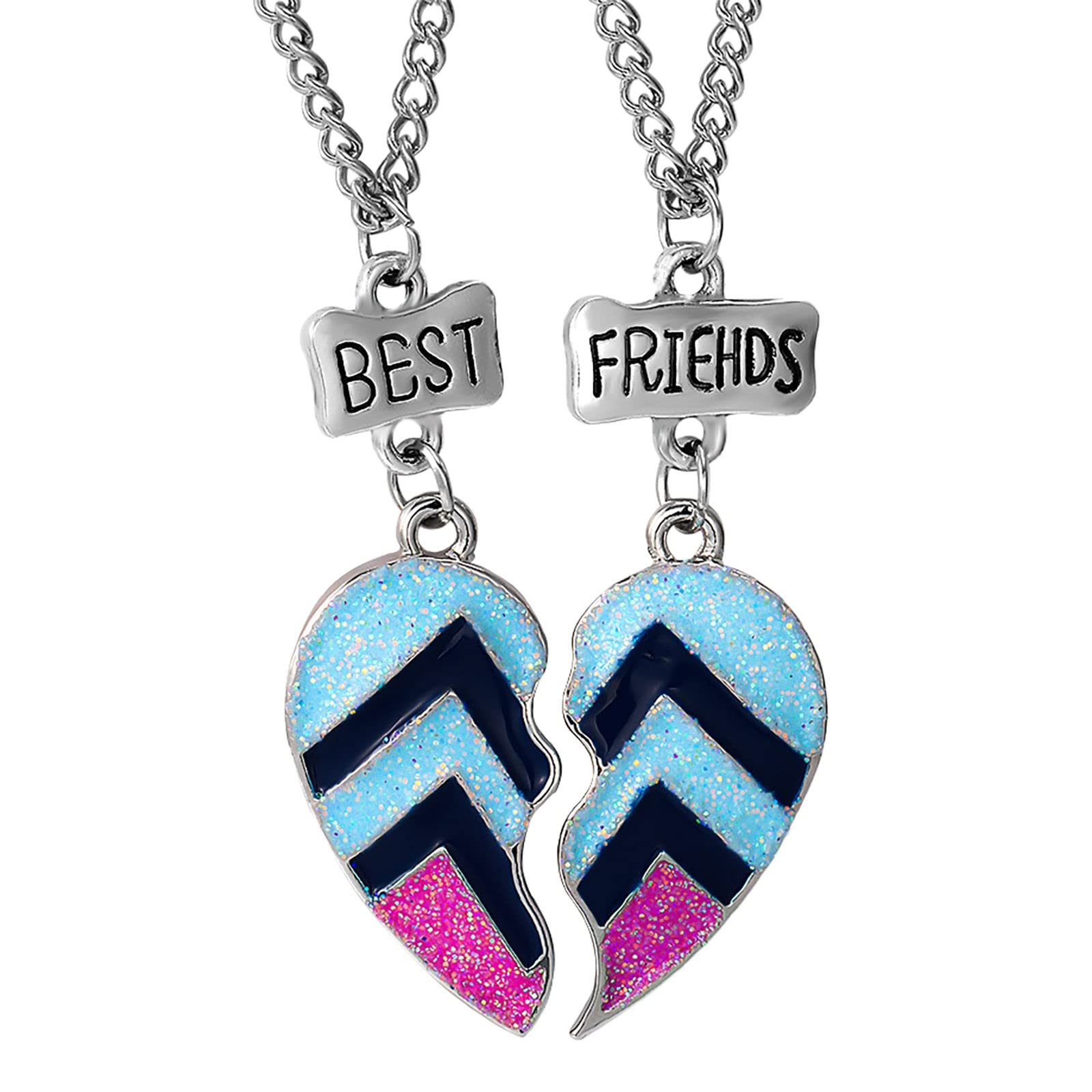 FABFEGU Women's Long Necklace - Elegant Graduation Gift for Girls, Couples & Friends | Long Distance Friendship Jewelry | Perfect for Parties, Weddings & Everyday Wear