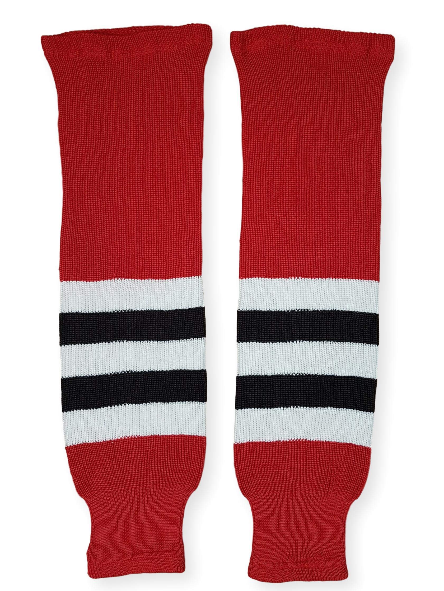 Zechy Hockey Socks for Youth, Men & Seniors - Breathable Knit Hockey Socks for Ice Skating & Field Hockey - Available in Multiple Sizes (Perfect for Games, Practice & Sports Training)