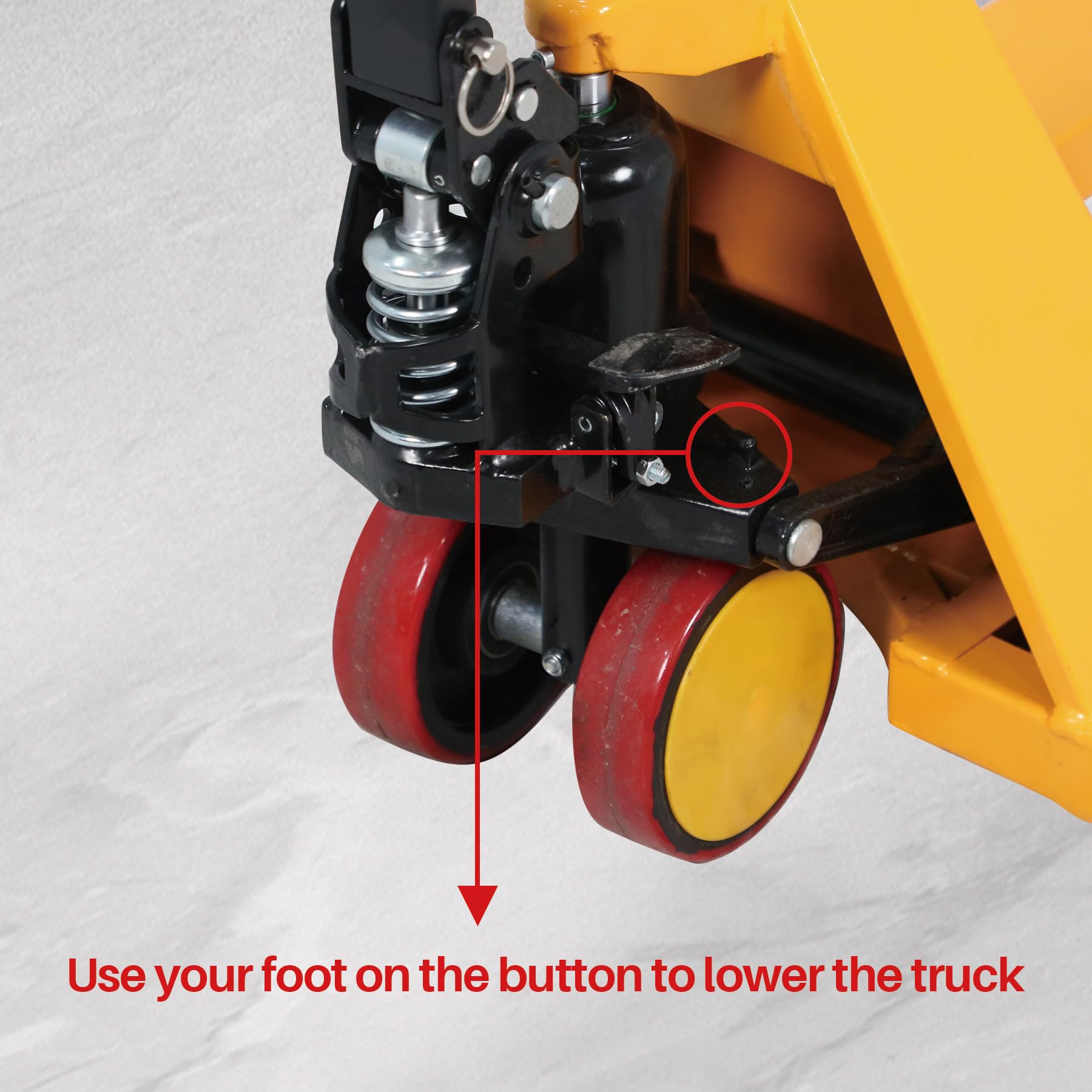 Tory Carrier Mini Hand Pallet Jack Truck - 2200 Lbs Capacity, 31.5