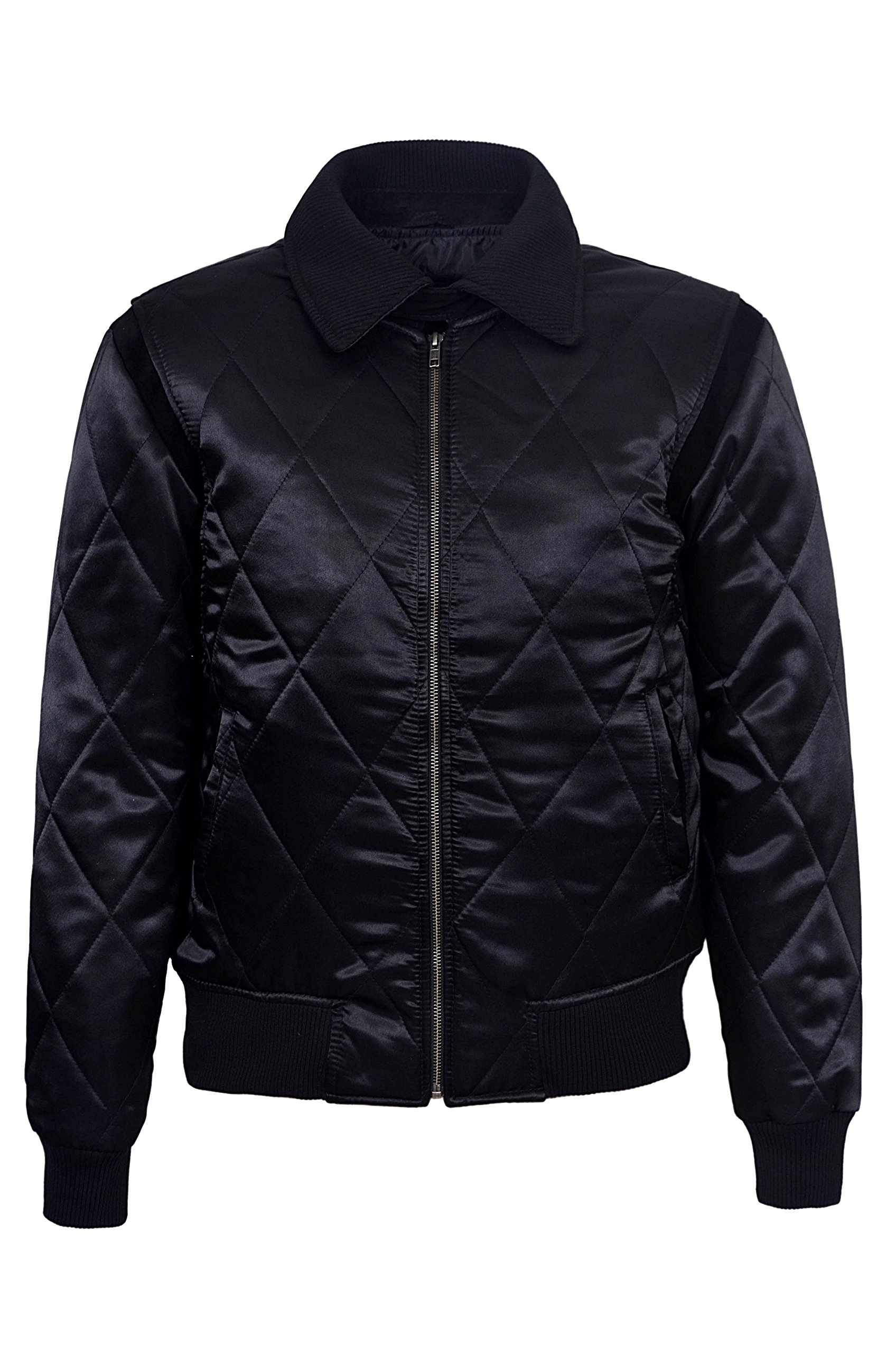 Smart Range Men's Drive Silver Scorpion Satin Fitted Movie Jacket - Stylish Film-Inspired Outerwear for Cosplay, Halloween & Casual Wear