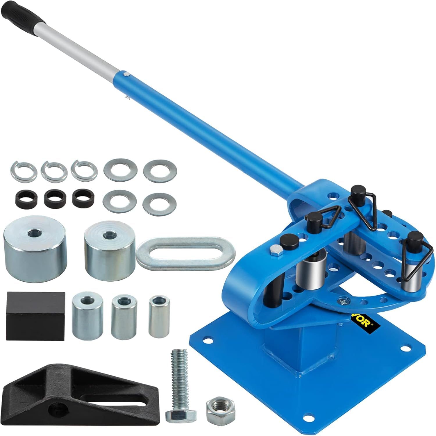 Mophorn Manual Pipe Bending Machine - YP-9 Compact Desktop Tube Bender with 7 Dies (1