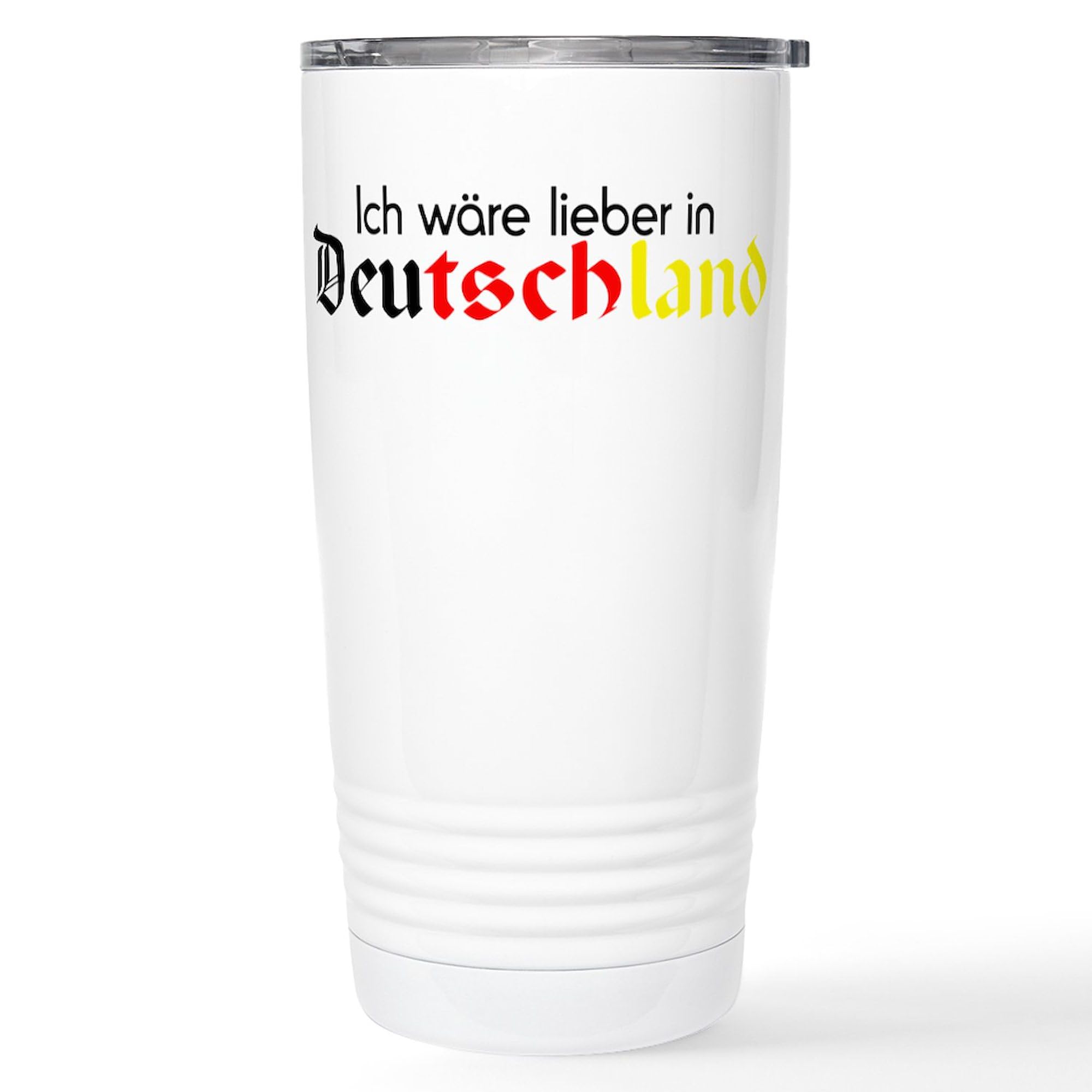 Germany Stainless Steel Travel Mug 20 oz - Insulated Coffee Tumbler with Lid - Keeps Drinks Hot/Cold for Hours - Perfect for Commuting, Office & Outdoor Adventures