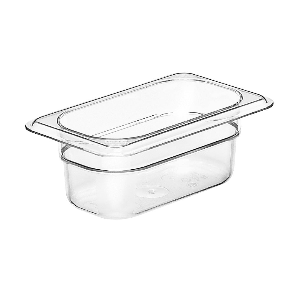 Cambro 92CW135 Camwear 1/9 Size Clear Food Pan - 2.5