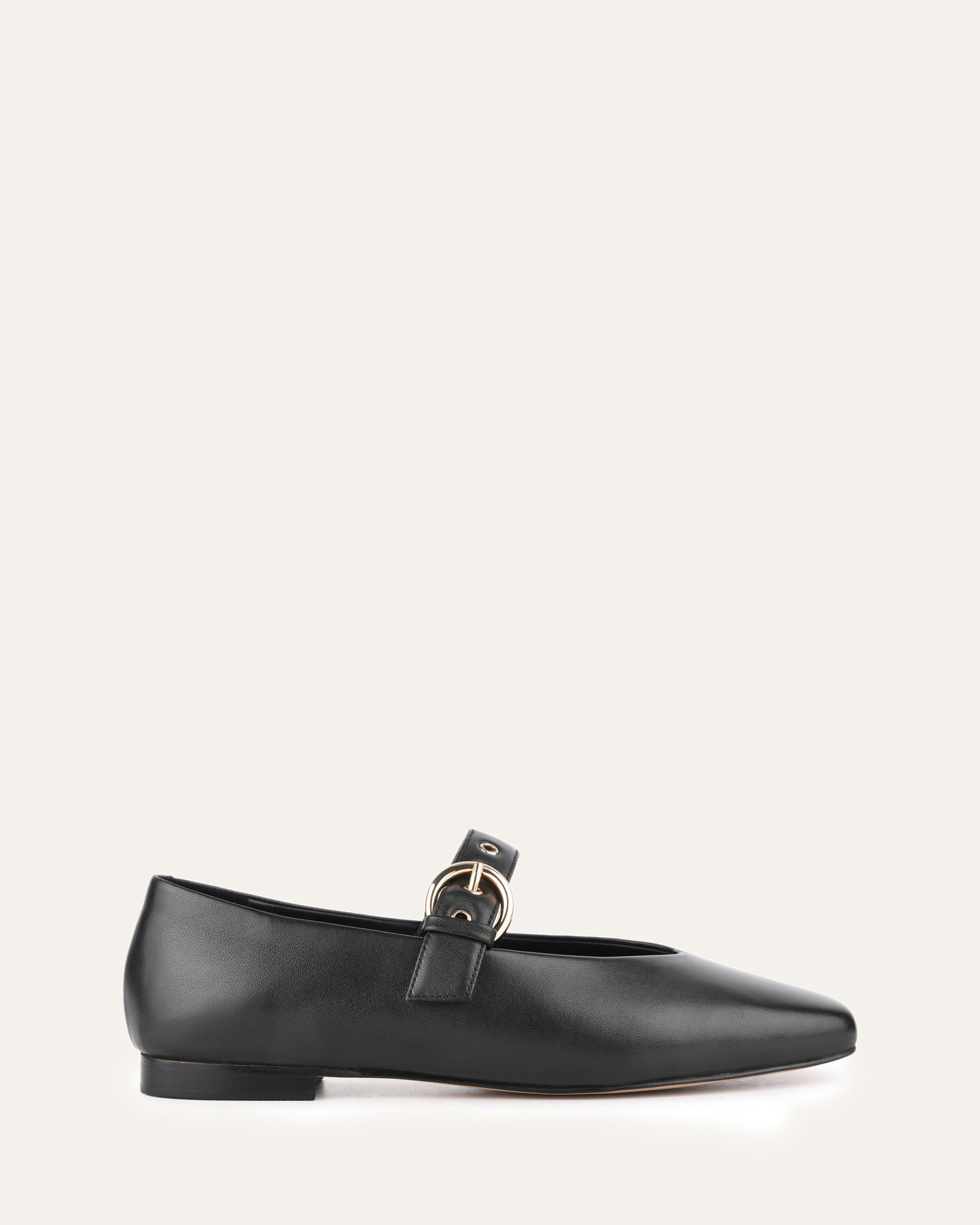 Annabelle Women's Black Leather Casual Flats - Comfortable Slip-On Shoes for Work, Travel & Everyday Wear
