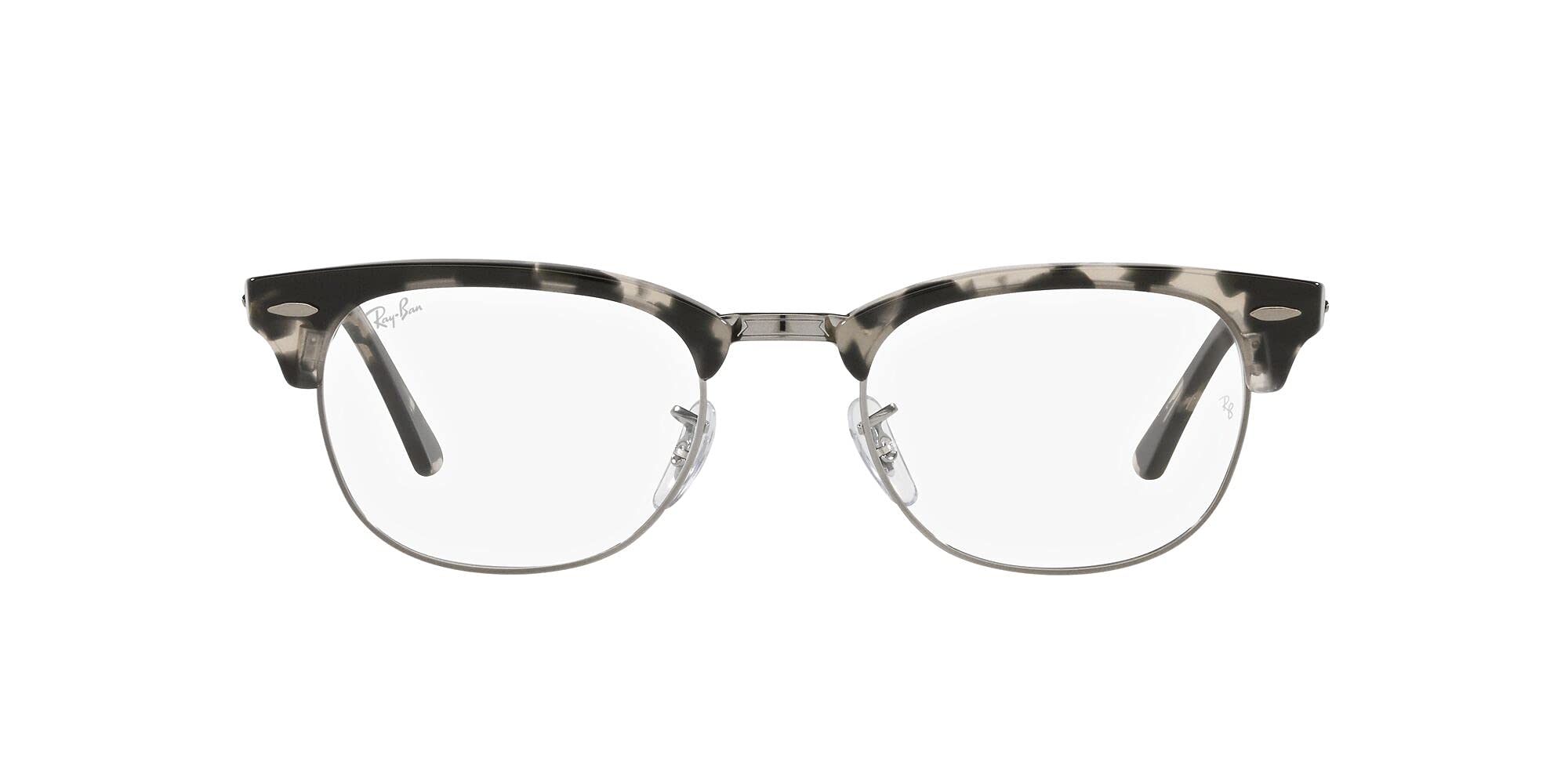 Ray-Ban Rx5154 Clubmaster Square Prescription Eyeglasses Frames - Classic Retro Style for Men & Women - Perfect for Reading, Office Work, and Fashion Accessories