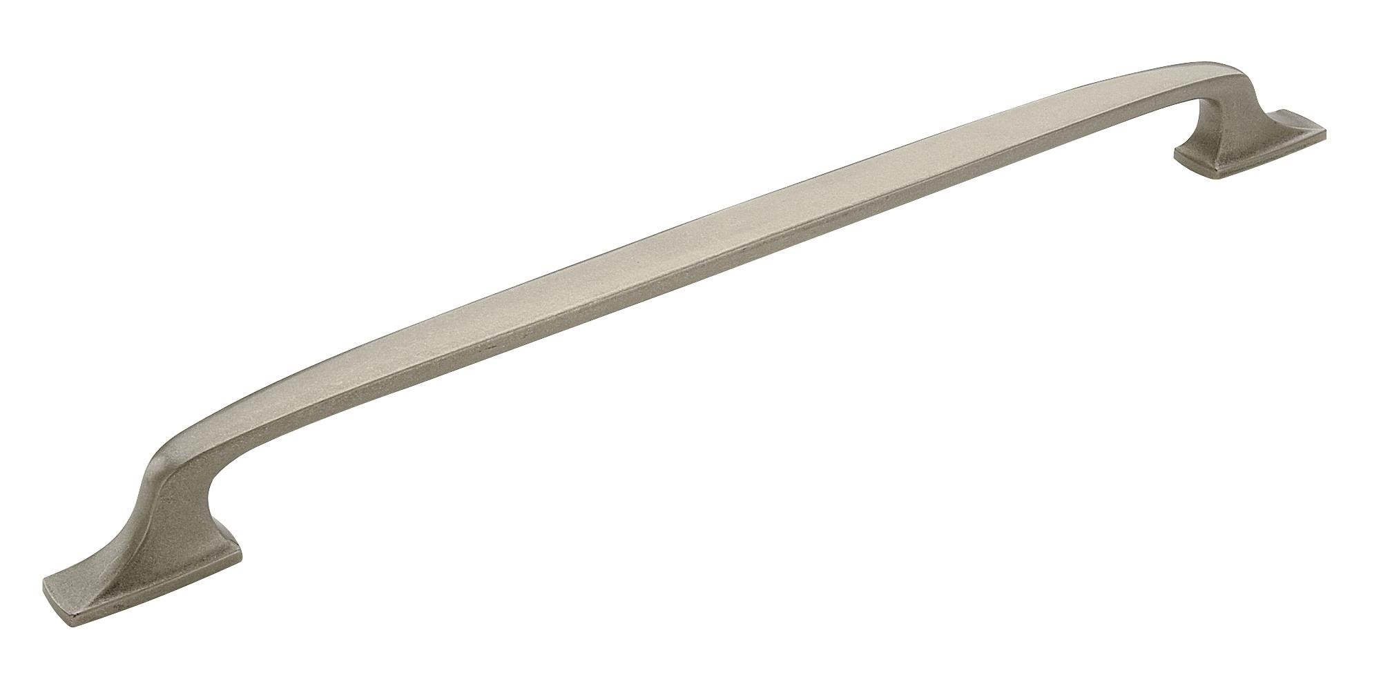 Amerock 18 Inch (457mm) Aged Pewter Appliance Pull - 1 Pack Cabinet Hardware for Drawers & Cabinets | Highland Ridge Collection | Perfect for Kitchen, Bathroom & Furniture Upgrades