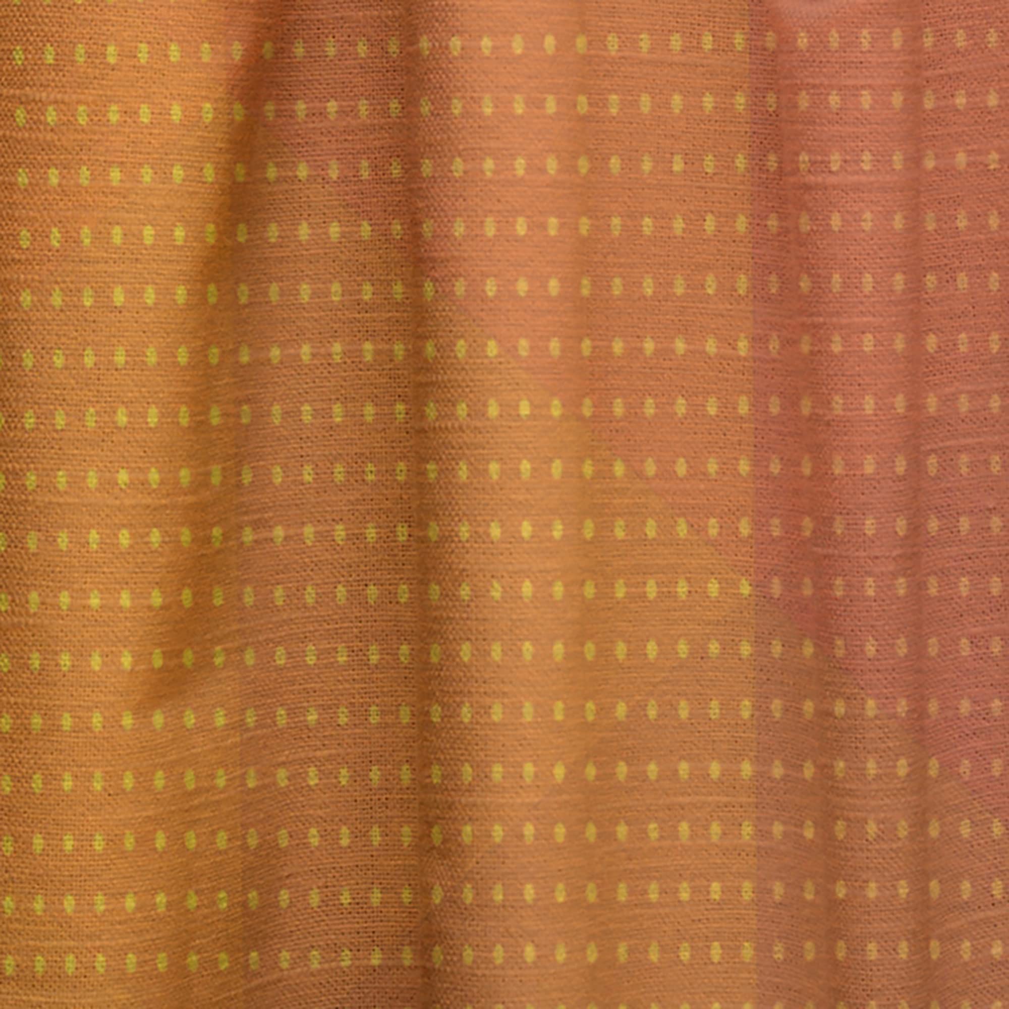 DesignQ Thermal Insulated Curtains - Yellow & Purple Dotted Triangle Geometric Pattern - 52x120 Inch Single Panel for Bedroom & Living Room - Energy Saving Blackout Drapes for Home Decor & Privacy