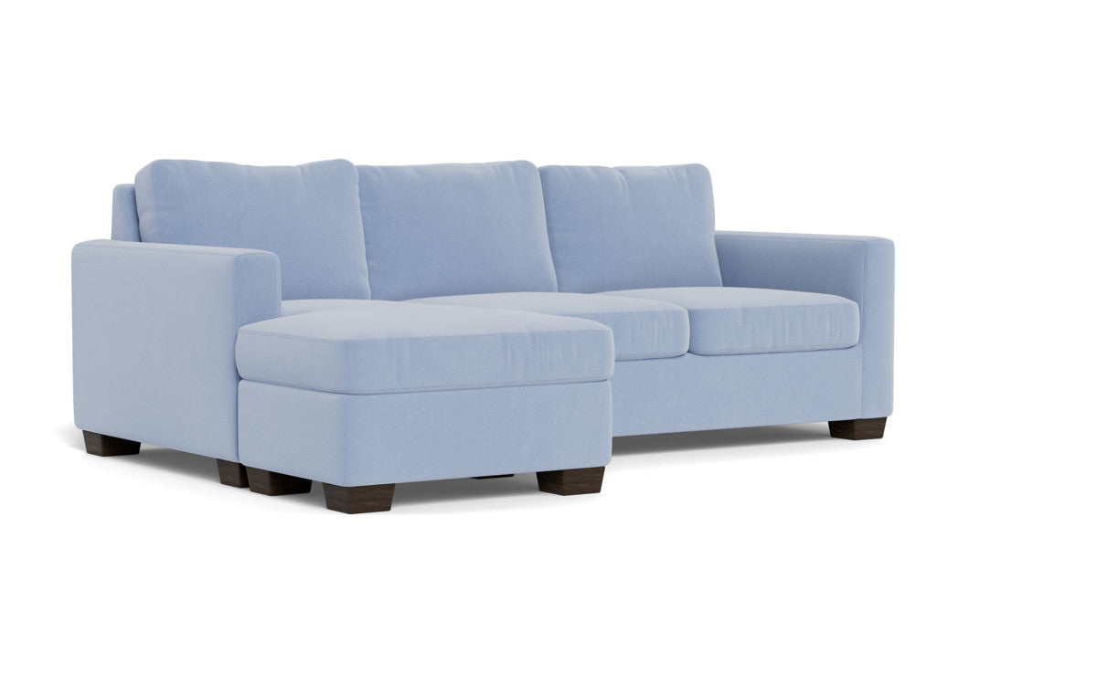 Reversible Sofa Chaise with Storage - Modern Convertible Sectional Couch for Living Room, Bedroom & Small Spaces - Track 87 Design