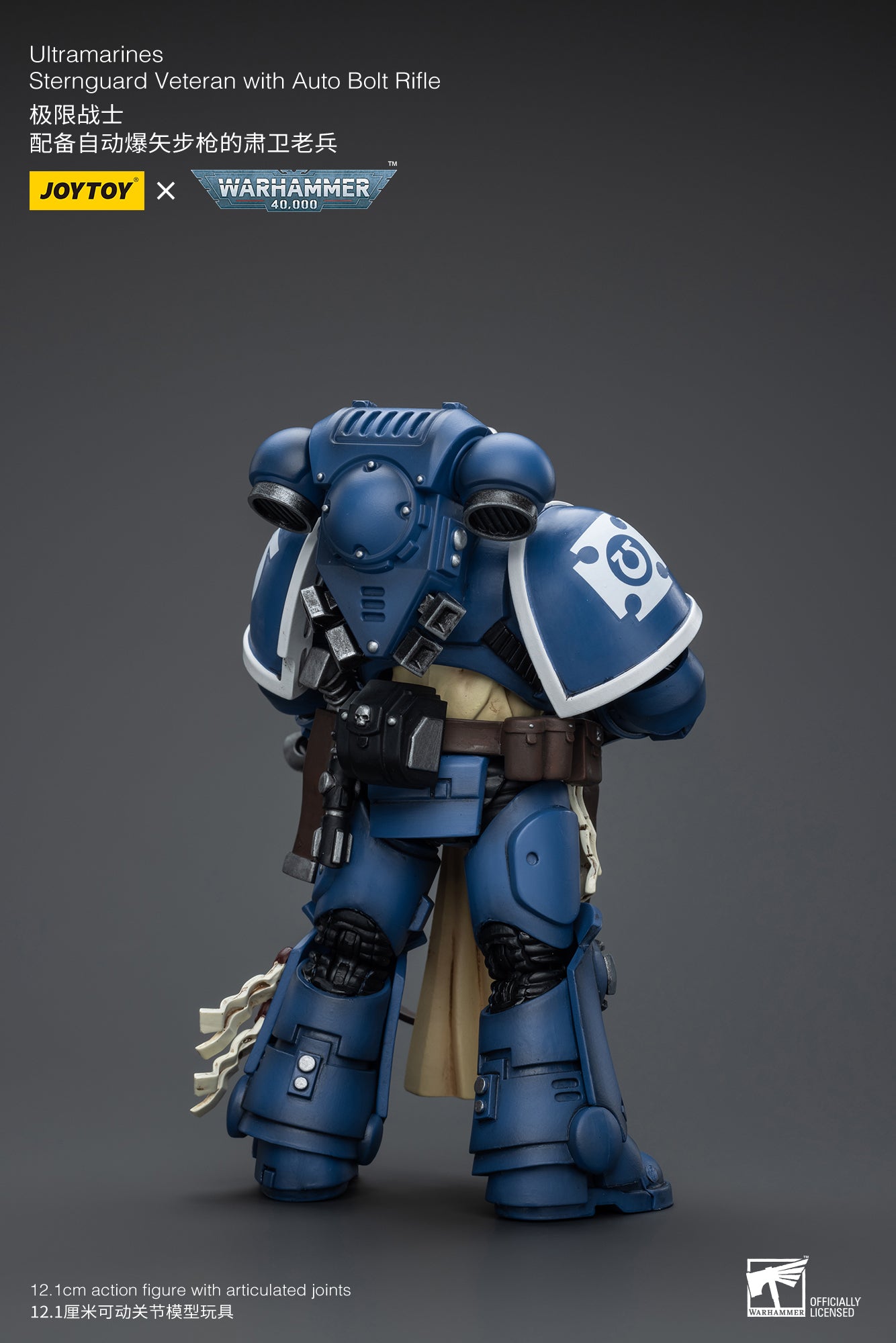 1/18 JOYTOY Warhammer 40K Ultramarines Sternguard Veteran Action Figure - Collectible Miniature for Tabletop Gaming & Display