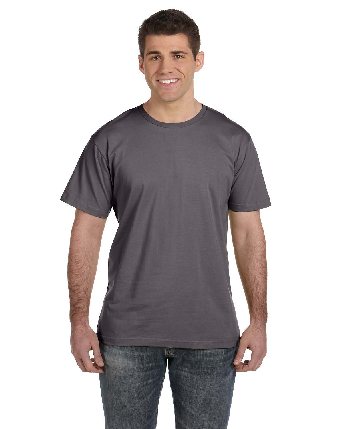 Premium LAT Men's Fine Jersey T-Shirt - Soft Cotton Crew Neck Tee for Casual Wear, Gym & Everyday Comfort