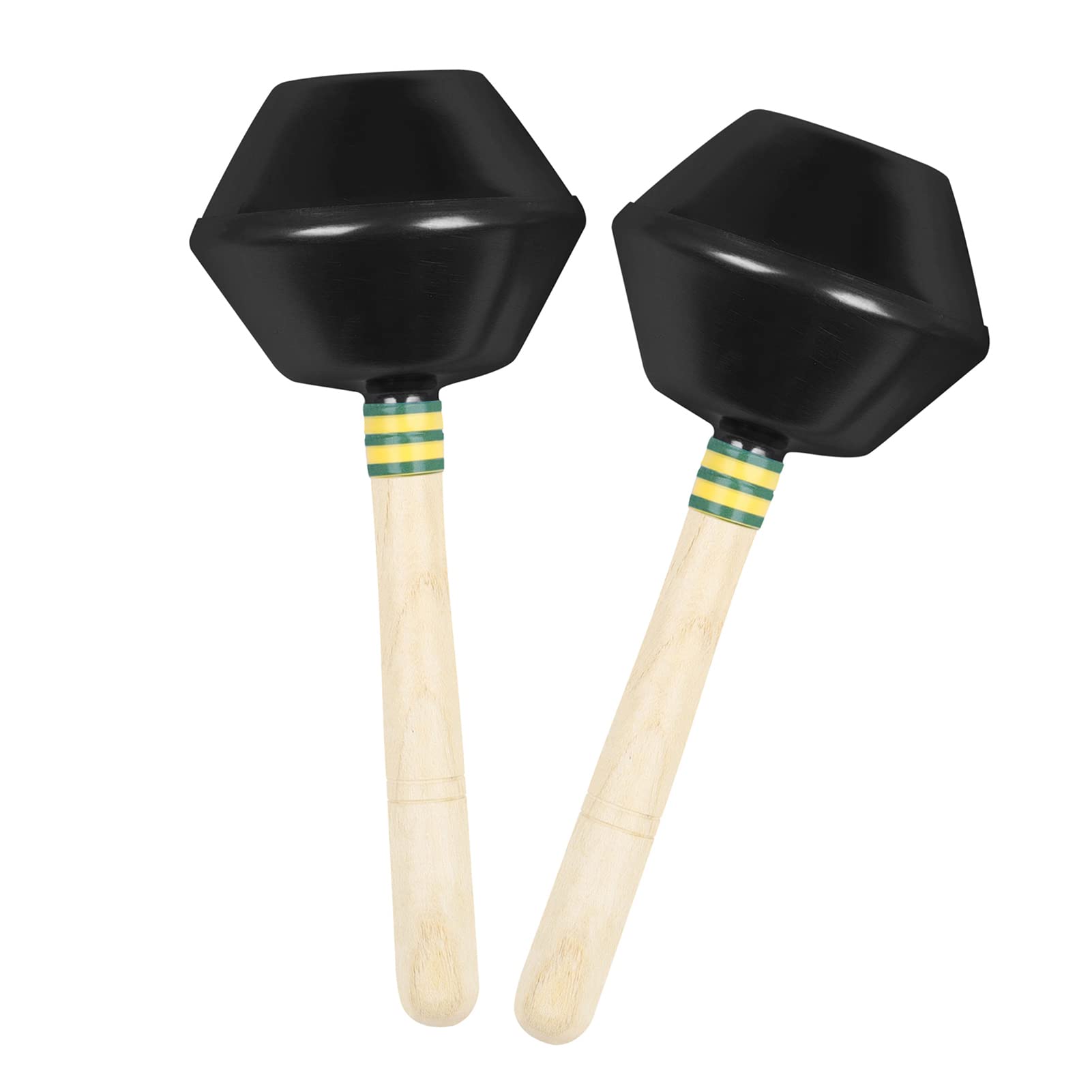 Sasuori Professional Maracas Shakers - Wooden Handle with Aluminum Hammer Head Percussion Instruments for Adults & Kids - Perfect for Music Education, Party Games, and Latin Dance Performances