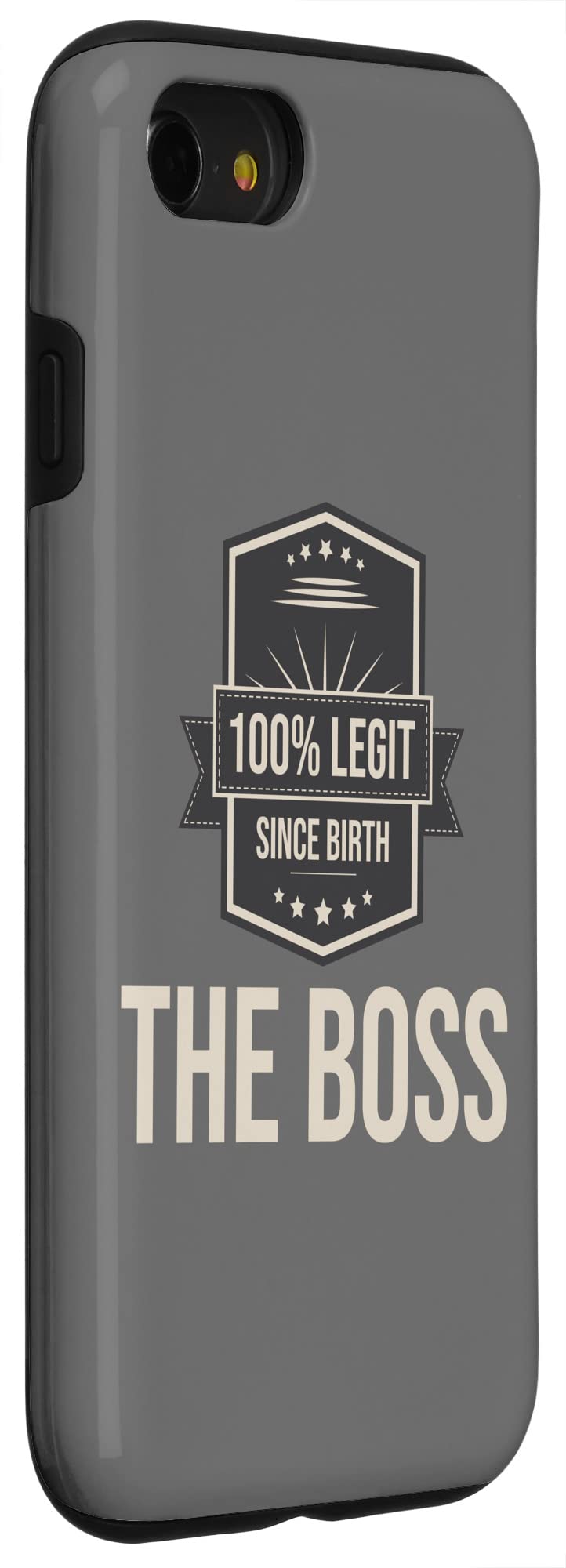 iPhone SE (2020)/7/8 Premium Boss Phone Case - 100% Authentic Cool Grey Protective Cover | Perfect for Business Professionals & Stylish Men