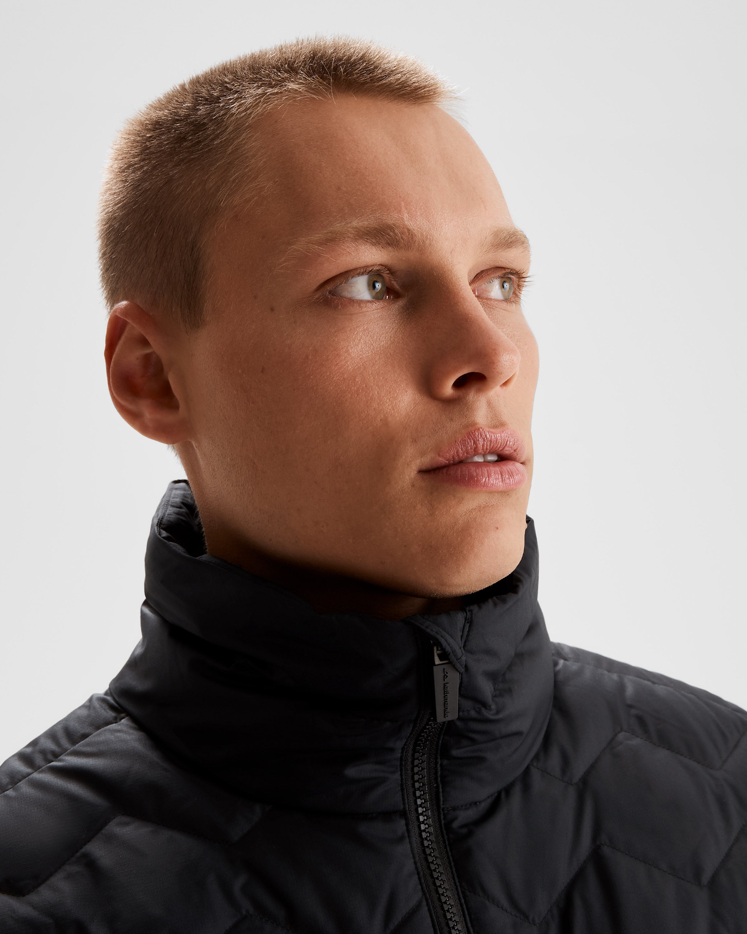 Men's Lightweight Down Vest - Black Stingray Color for Outdoor Activities & Casual Wear