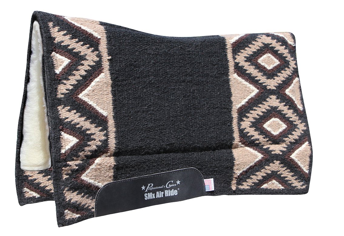 Professionals Choice El Dorado Air Ride Wool Pad - Premium Horse Saddle Pad for Comfort & Performance | Ideal for Trail Riding, Dressage & Jumping
