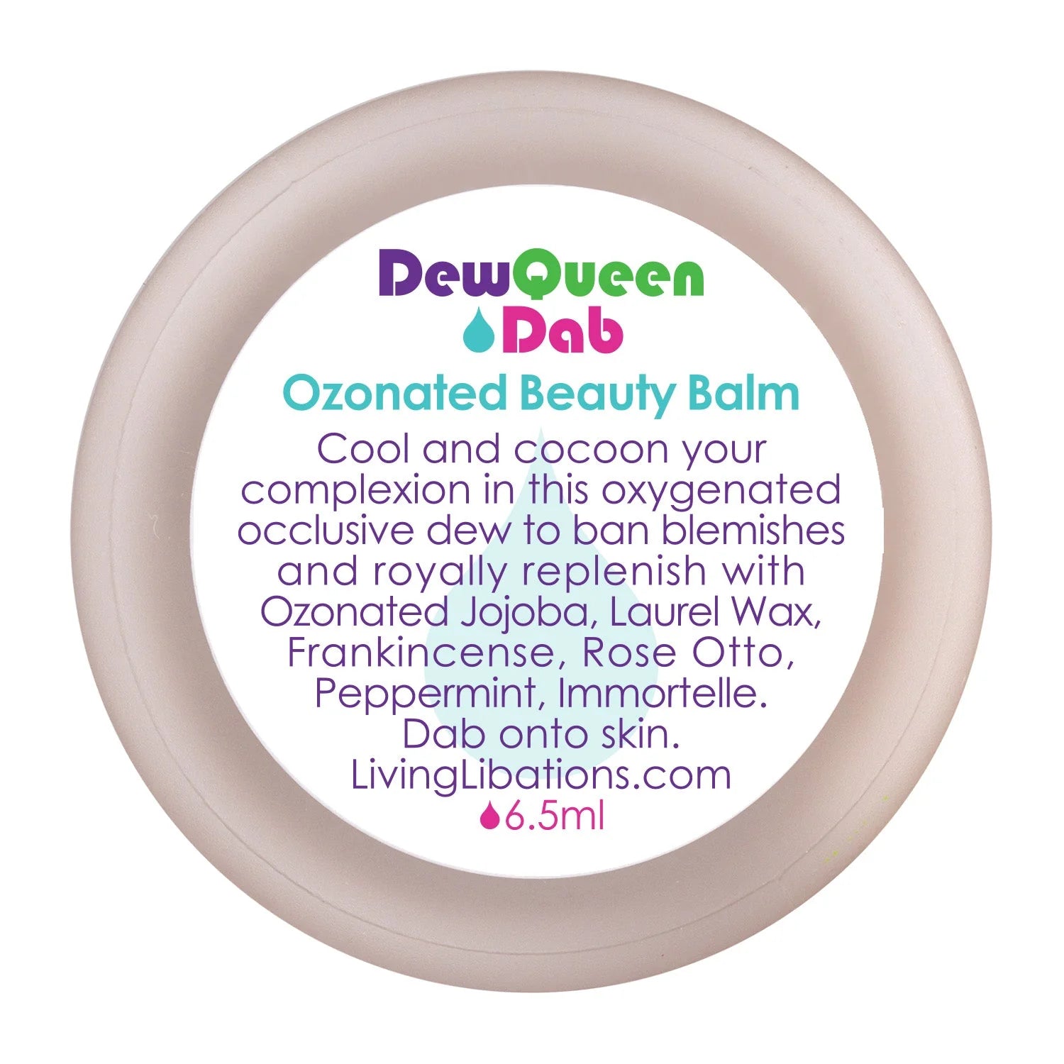 Dew Queen Ozonated Beauty Balm - Organic Face Moisturizer for Glowing Skin | Day & Night Hydration Cream for Dry & Sensitive Skin | Perfect for Daily Skincare Routine & Travel