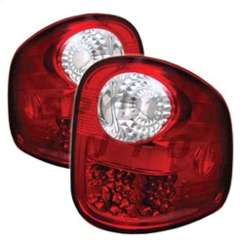 Spyder Auto 5003423 LED Tail Lights Red/Clear - High-Performance Brake Lights for Trucks & SUVs
