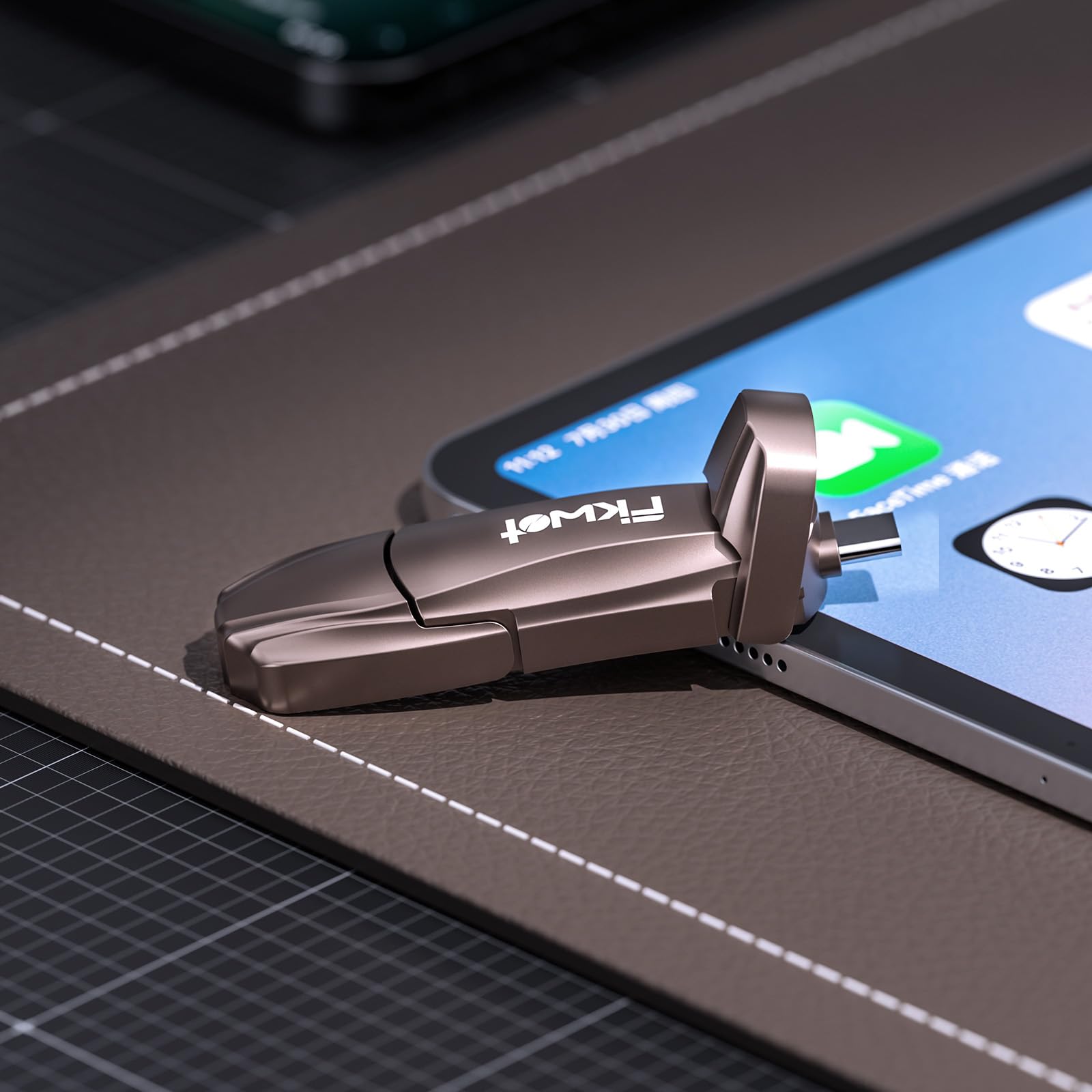 2TB External SSD USB Flash Drive - 2050MB/s High-Speed 2-in-1 USB-C & USB-A 3.2 Gen2 Portable Solid State Thumb Drive - Compatible with iPhone 15/16, Android, Windows, Mac, PC & Laptops - Perfect for Data Storage, File Transfer & Backup