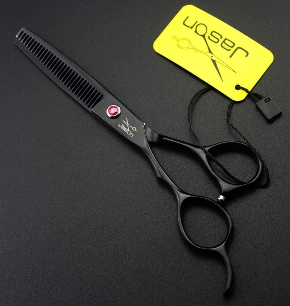 Premium 6 Inch Japanese Professional Hairdressing Scissors - Barber Shears with Purple Retro Design (5.5 Inch Set Included) for Salon, Hairstyling & Home Hair Cutting