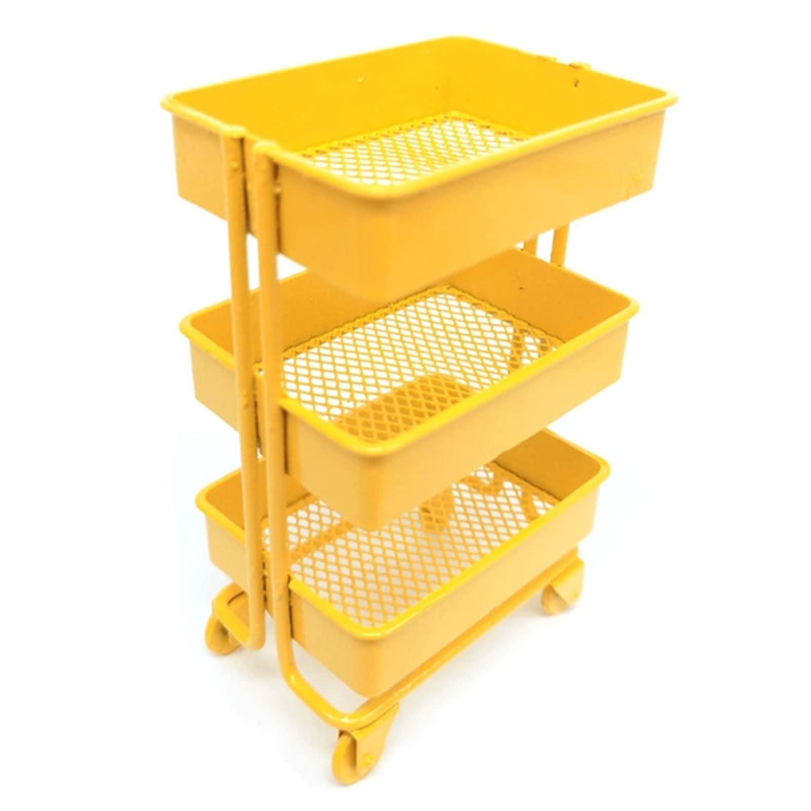 BAILR Space Saving Storage Shelving with Wheels - Compact Storage Rack for Laundry Room, Bathroom, Kitchen, Garage & Pantry Organization - Ideal for Small Spaces and Home Storage Solutions