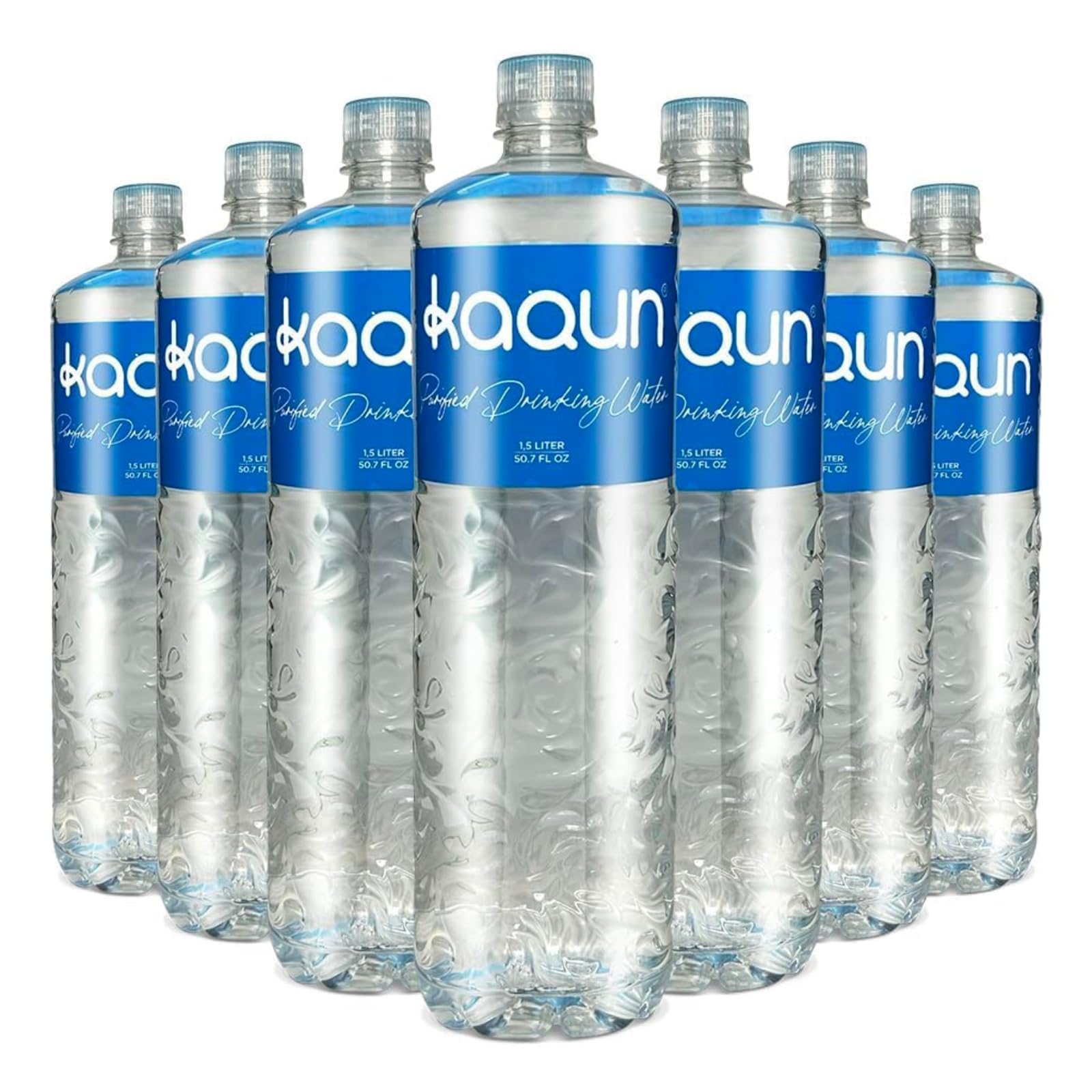 KAQUN Oxygen Infused Bottled Water 12-Pack - Oxygenated, Refreshing & Chemical-Free Drinking Water for Detox & Kaqun Therapy | Hydration for Athletes, Wellness Enthusiasts & Active Lifestyles | Authorized Retailer