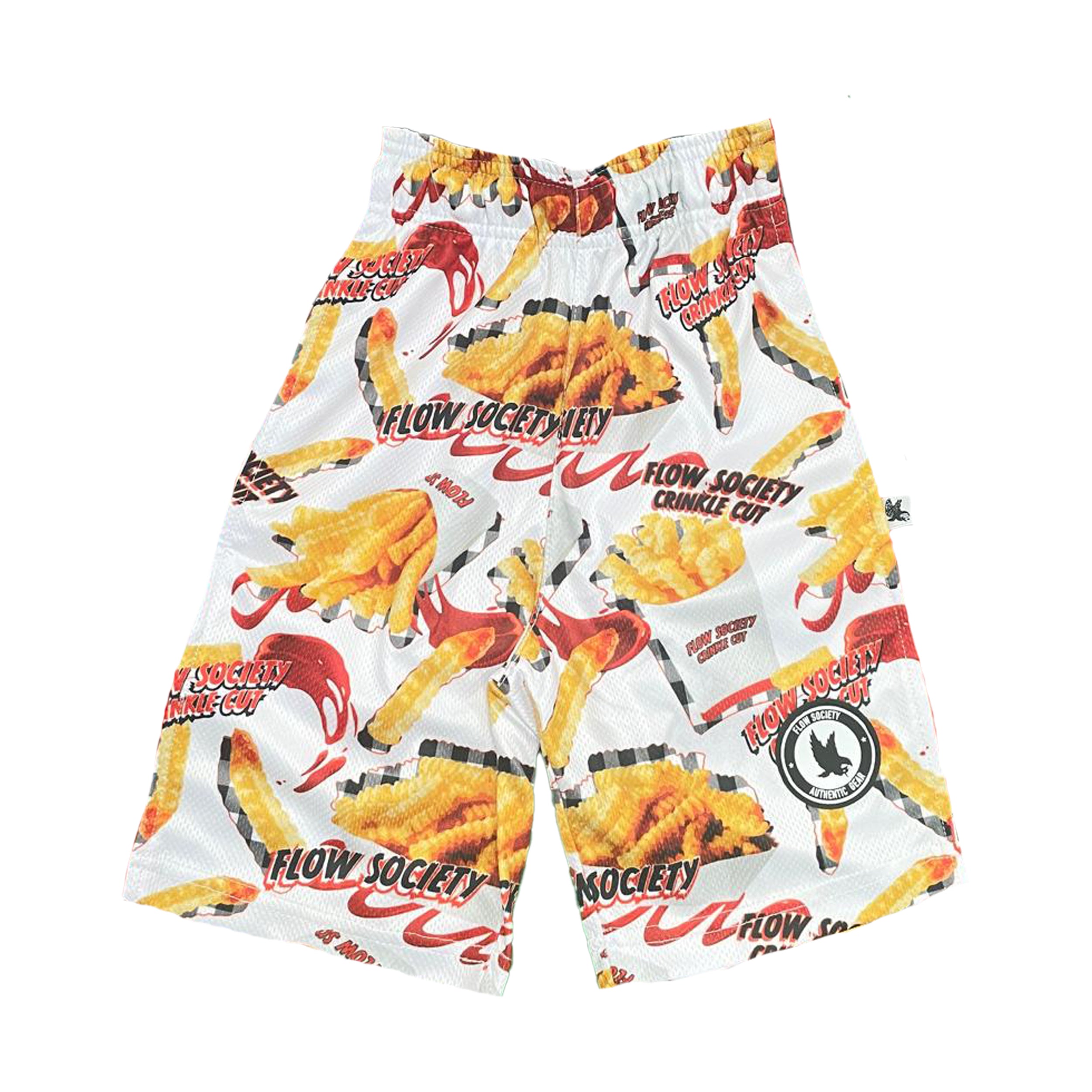 Boys Crinkle Cut Fries Short Sleeve T-Shirt - Soft & Comfortable Kids Tee for Playdates, School & Everyday Wear