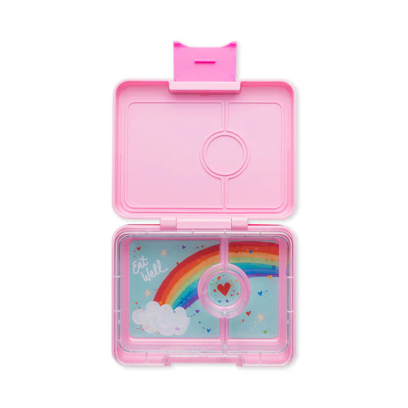 Yumbox Snack Box - Leak-Proof Bento Lunch Container for Kids | Power Pink | Perfect for School, Picnics & On-the-Go Meals