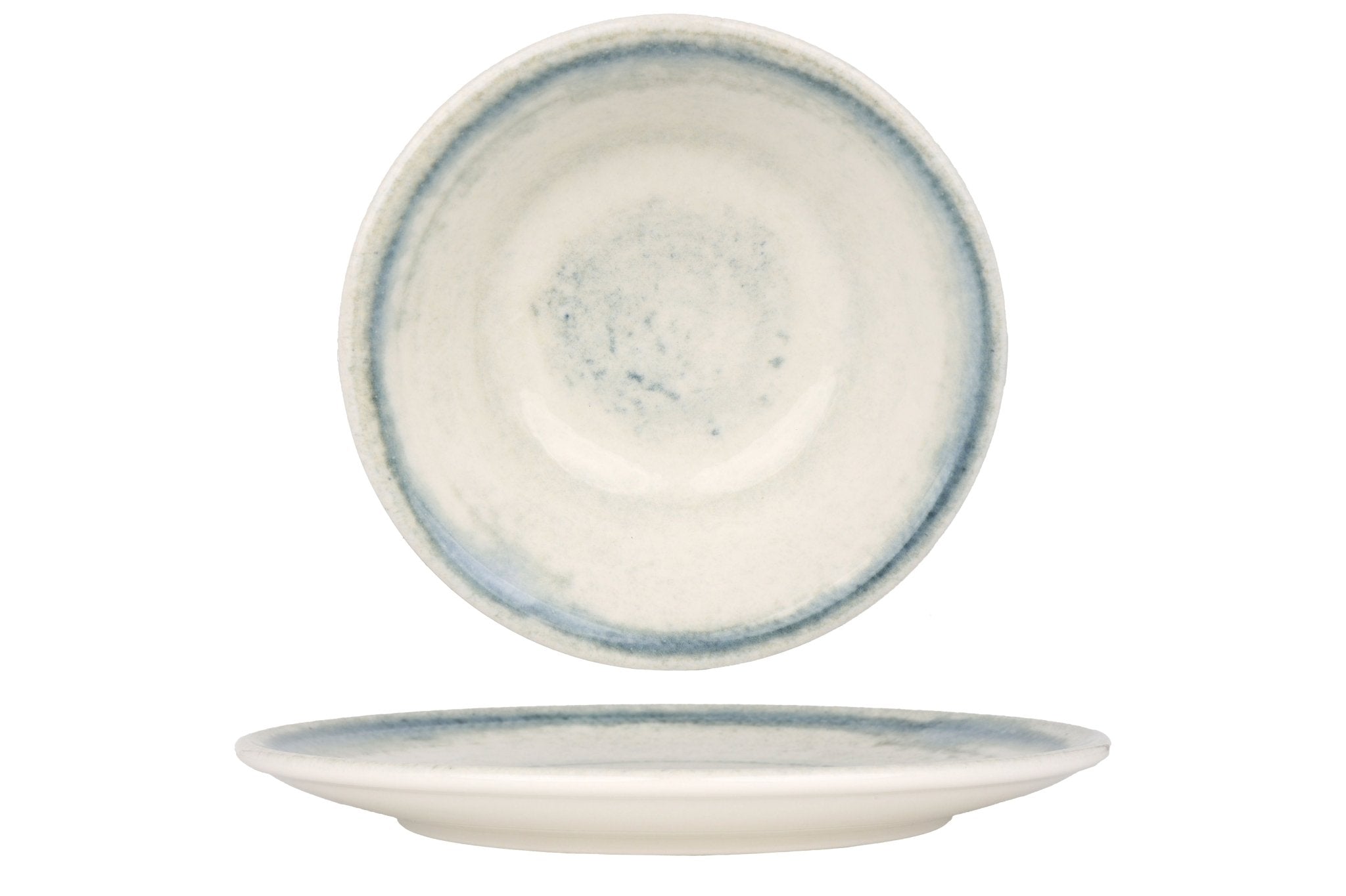 Elegant Rivus Line 23cm Dessert Plates - Perfect for Cakes, Pastries & Afternoon Tea - Set of 6 Fine Porcelain Plates for Dining & Entertaining
