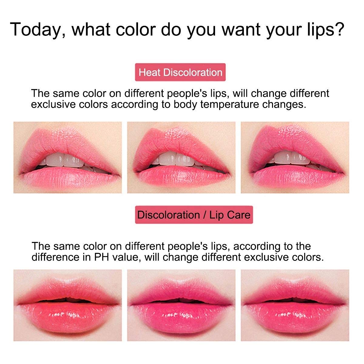Temperature Changing Matte Lipstick - VBA Jelly Flower Color Changing Lip Gloss with Moisturizing Effect, Magic Pink Flower (Perfect for Date Night, Parties & Everyday Wear)