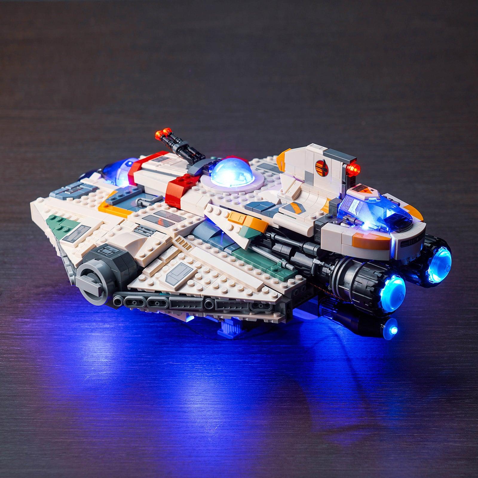 LEGO Star Wars Ghost & Phantom II (75357) Lighting Kit - LED Light Set for Building Blocks - Enhance Your LEGO Display for Home Decor & Collectibles