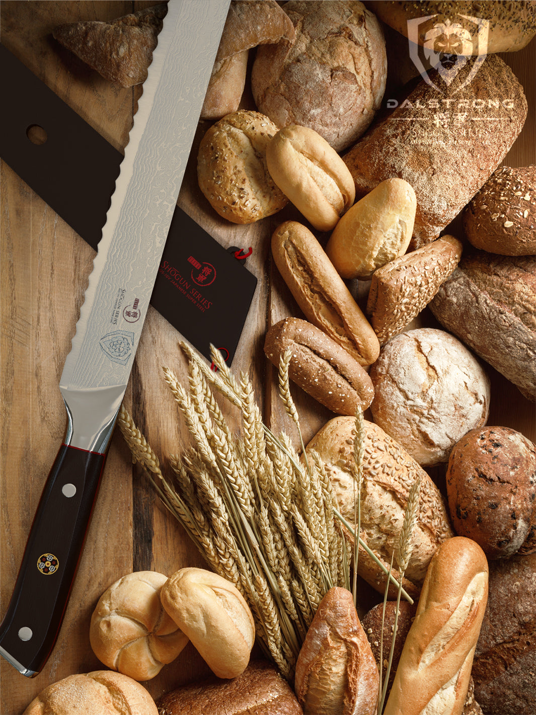 Dalstrong Shogun Series ELITE 10.25-inch Bread Knife - Ultra Sharp German Steel Blade for Slicing Bread, Cakes & Pastries | Perfect for Bakeries, Restaurants & Home Kitchens