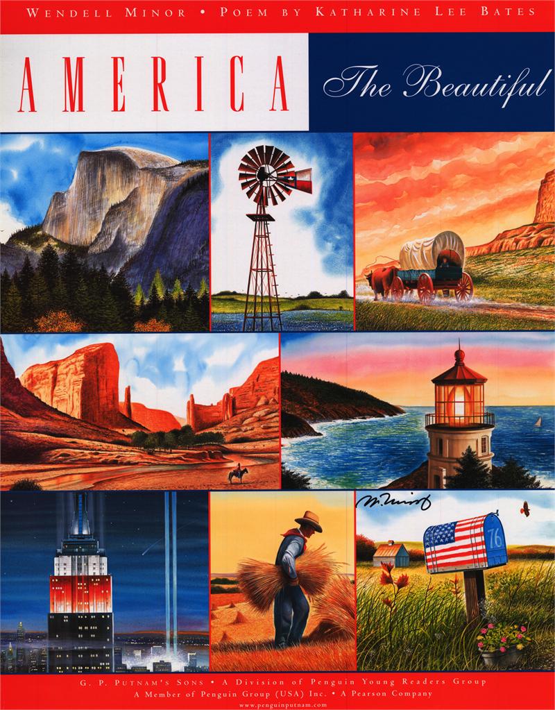 America the Beautiful - Stunning Patriotic Home Decor & Gifts for US History Lovers | Perfect for 4th of July, Memorial Day & Veterans Day Celebrations