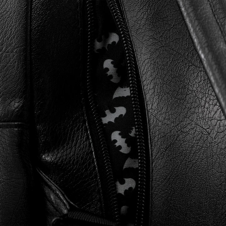 Batman Logo Fashion Backpack for School, Travel & Cosplay - Lightweight Durable Superhero Backpack for Kids & Adults