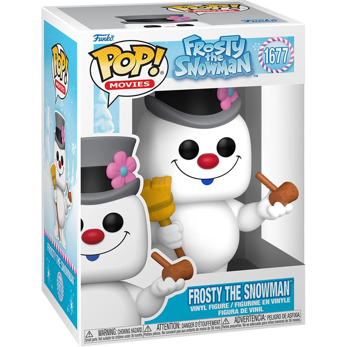 Frosty The Snowman Funko Pop! Vinyl Figure #1677 - Collectible Christmas Decor & Holiday Gift for Pop Culture Fans
